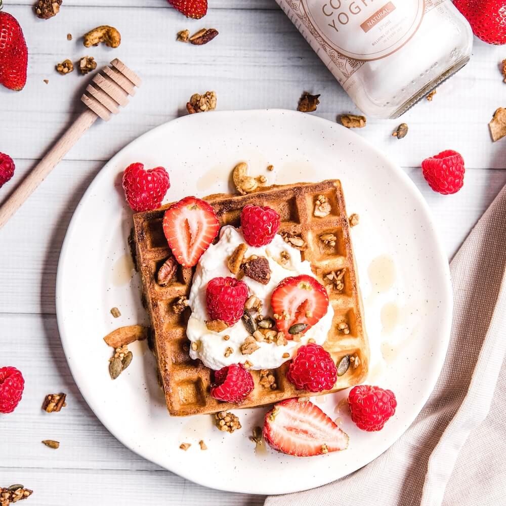 Pumpkin Cinnamon Waffles | Scoop Wholefoods Singapore