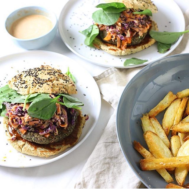 Shiitake Black Bean Burgers – Scoop Wholefoods Singapore