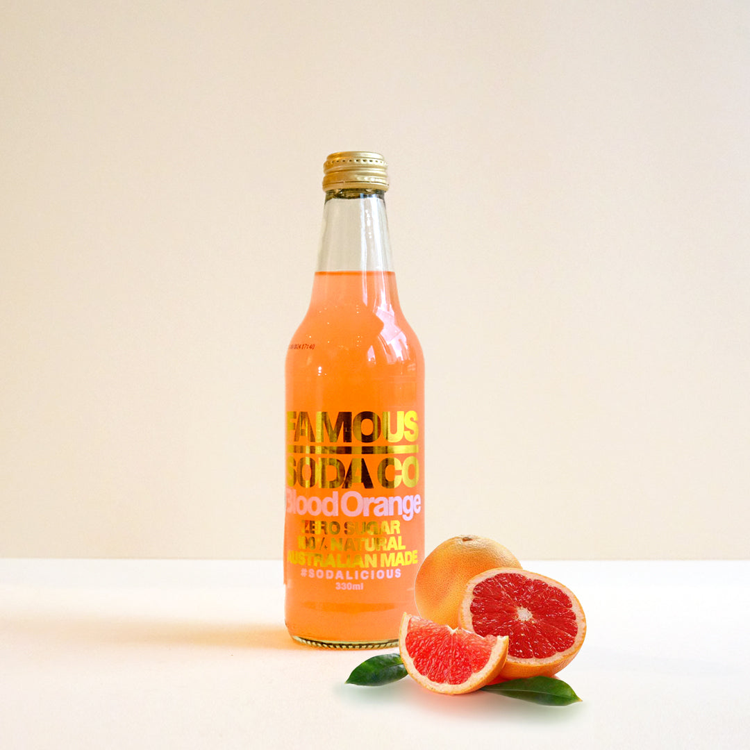 Famous Soda Co Blood Orange 330ML Drinks And Juices