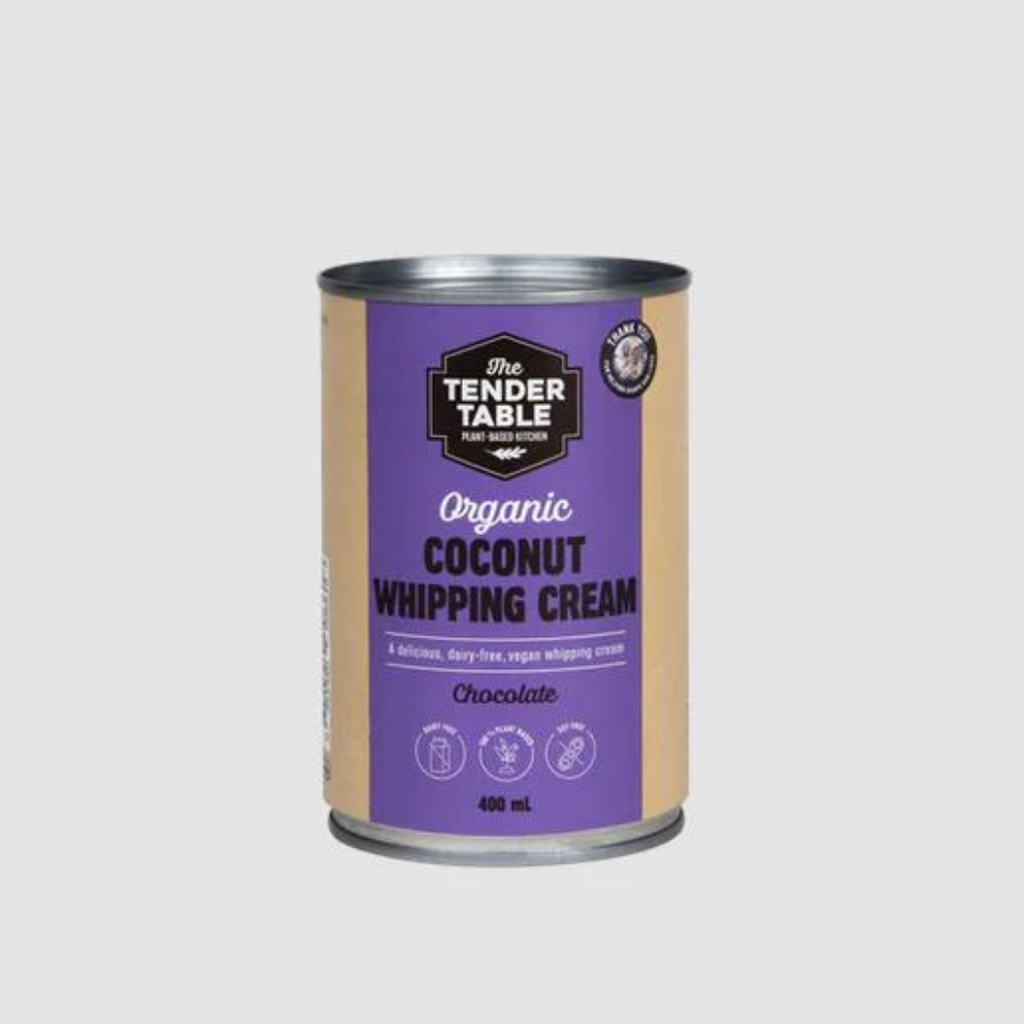 The Tender Table Organic Coconut Whipping Cream Chocolate 400Ml