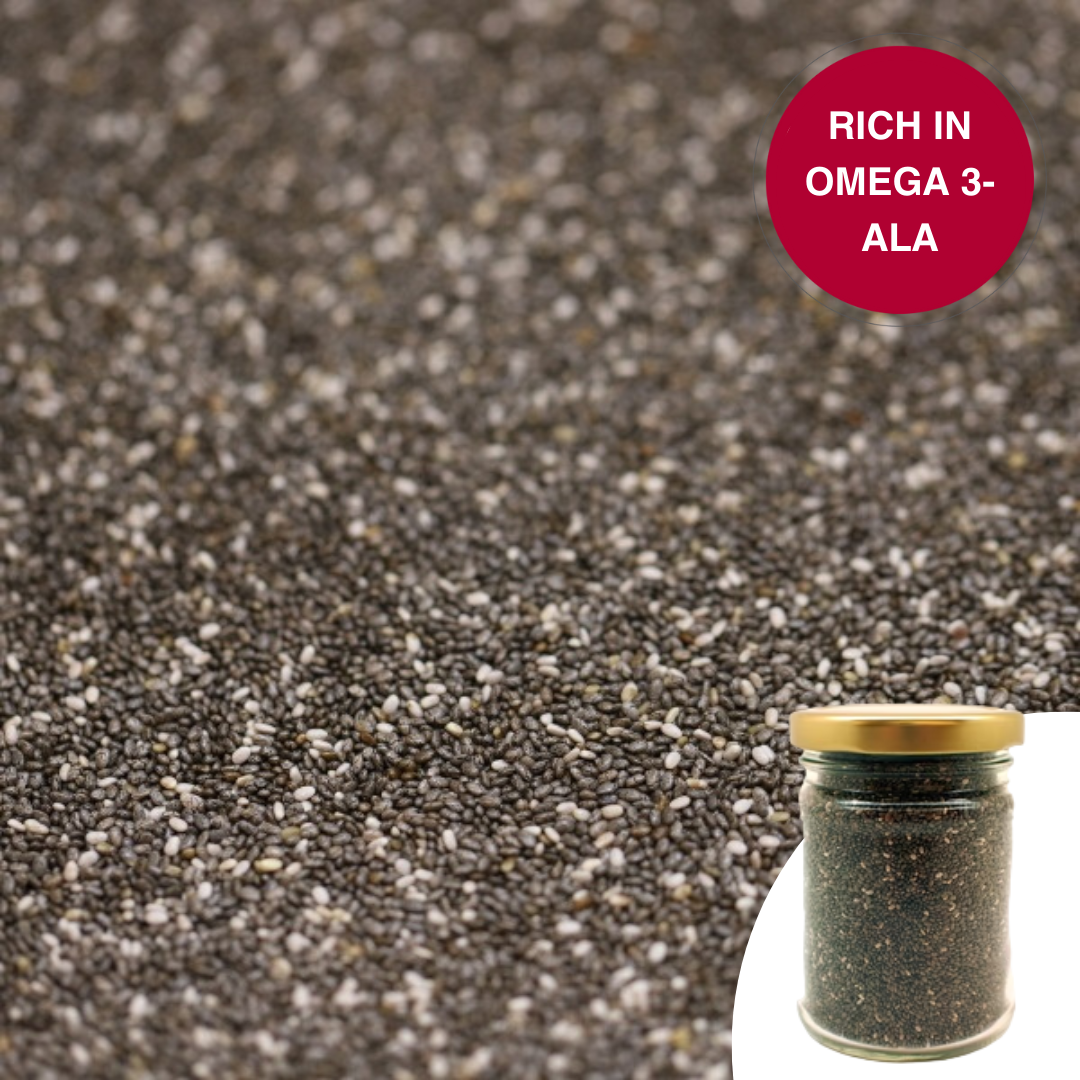 Organic Black Chia Seeds 176G Nuts And Seeds