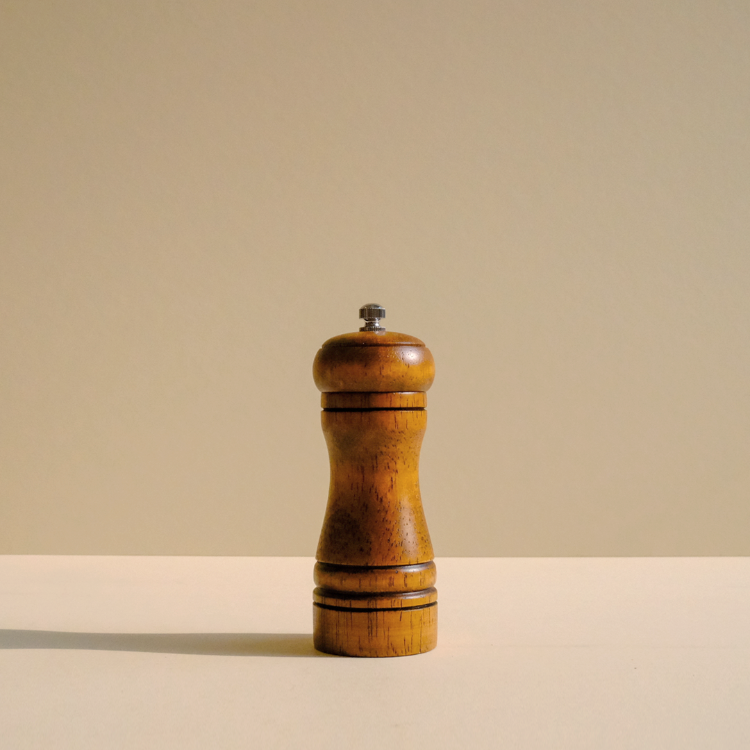 Acacia Wood Pepper Mill 5" Kitchen And Dining
