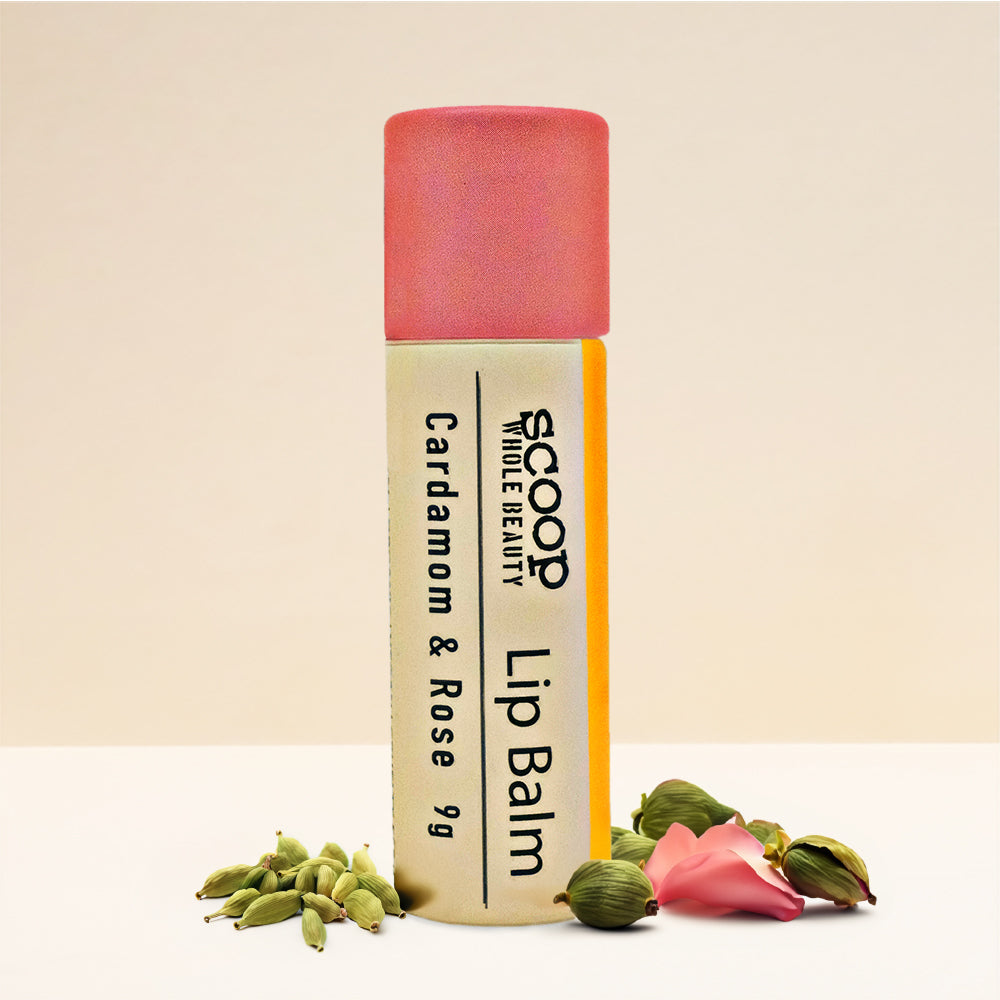 Scoop Lip Balm Cardamom Rose Tube 9G Snacks