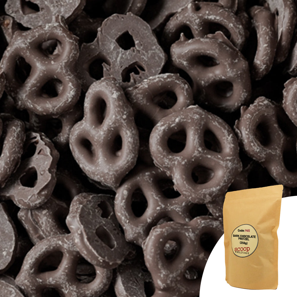 Dark Chocolate Pretzels Pouch 250G Chocolate