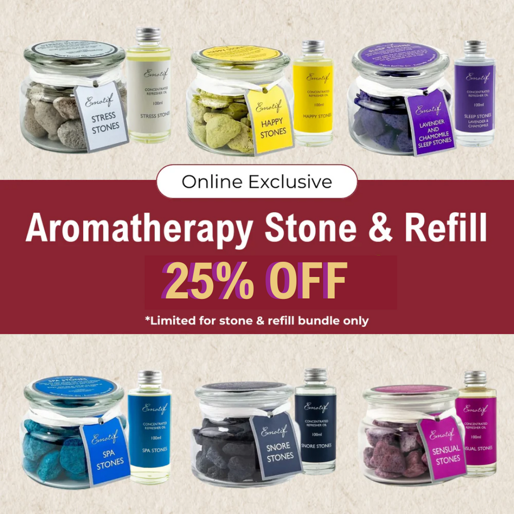 Aromatherapy Stones & Refill Bundle