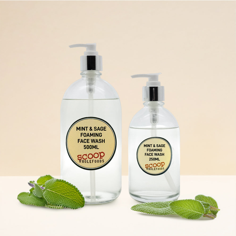 Organic Mint & Sage Facial Wash Beauty And Bath
