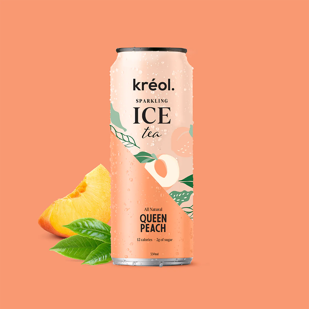 Kreol Sparkling Ice Tea Queen Peach Drinks And Juices
