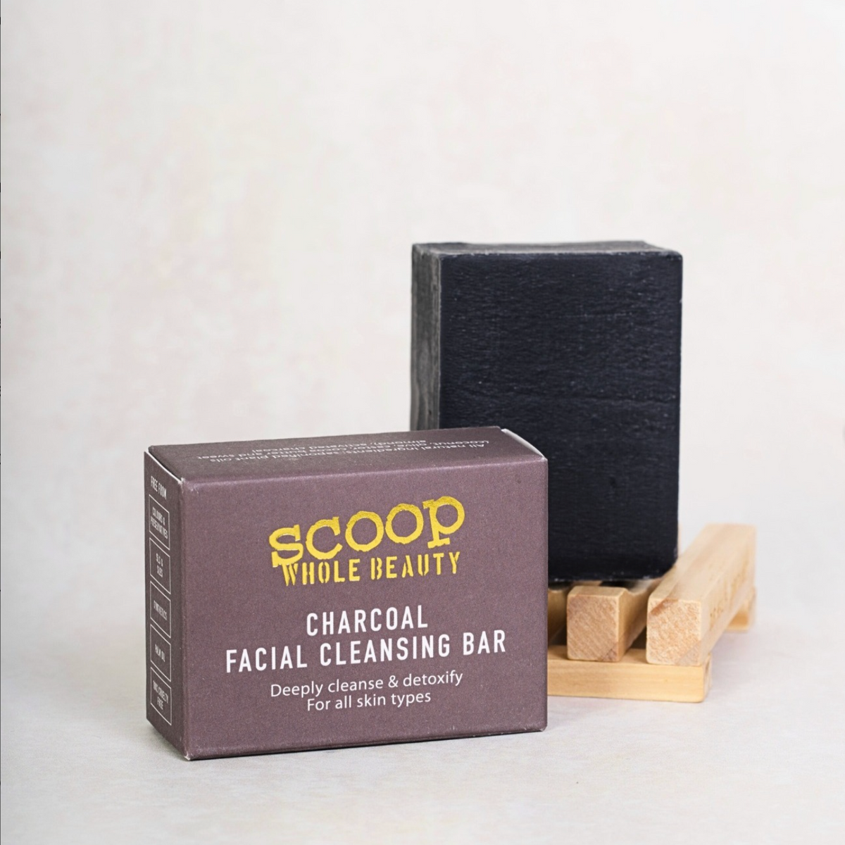 Facial Bar Charcoal 90G Soap – Scoop Wholefoods Singapore