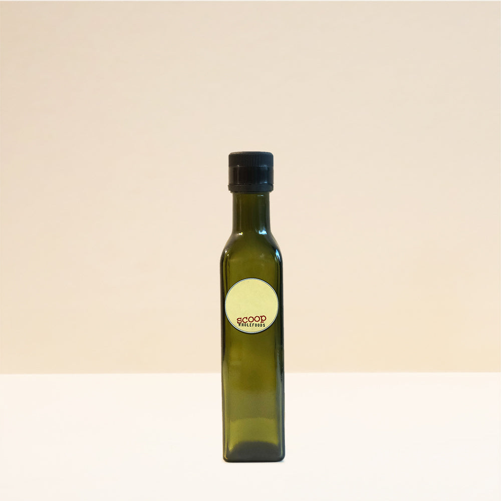 Antique Green Marasca Bottle 250ML Reusable Bag