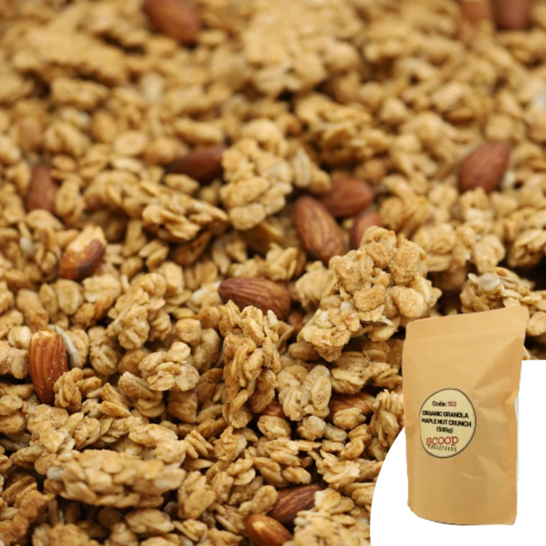 Maple Nut Crunch Granola Pouch 500G snacks