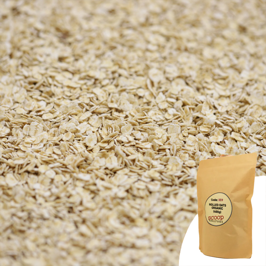Organic Rolled Oats Pouch 400G Grains And Beans
