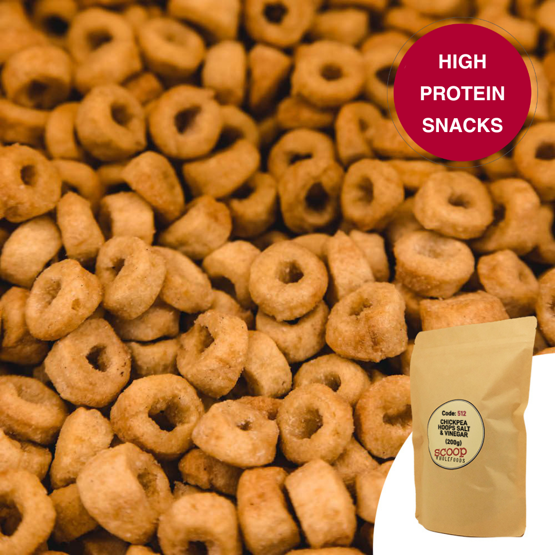 Salt Vinegar Chickpea Hoops Pouch 200G Snacks