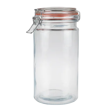 1.07L Redondo Round Glass Clip Top Jar