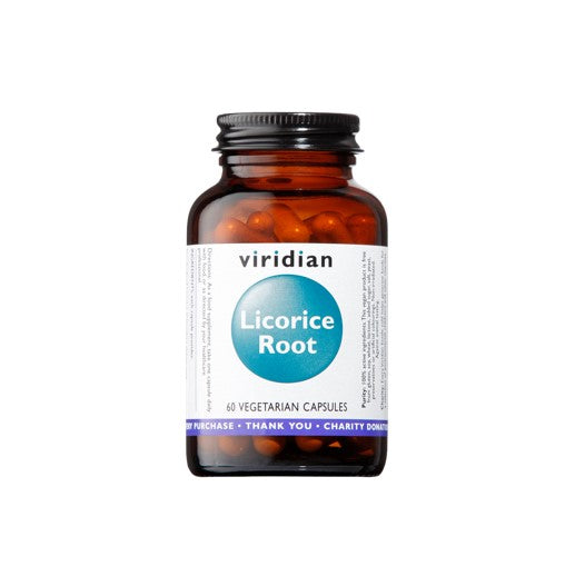 Viridian Licorice Root Extract 250mg 60Caps Scoop Wholefoods Singapore