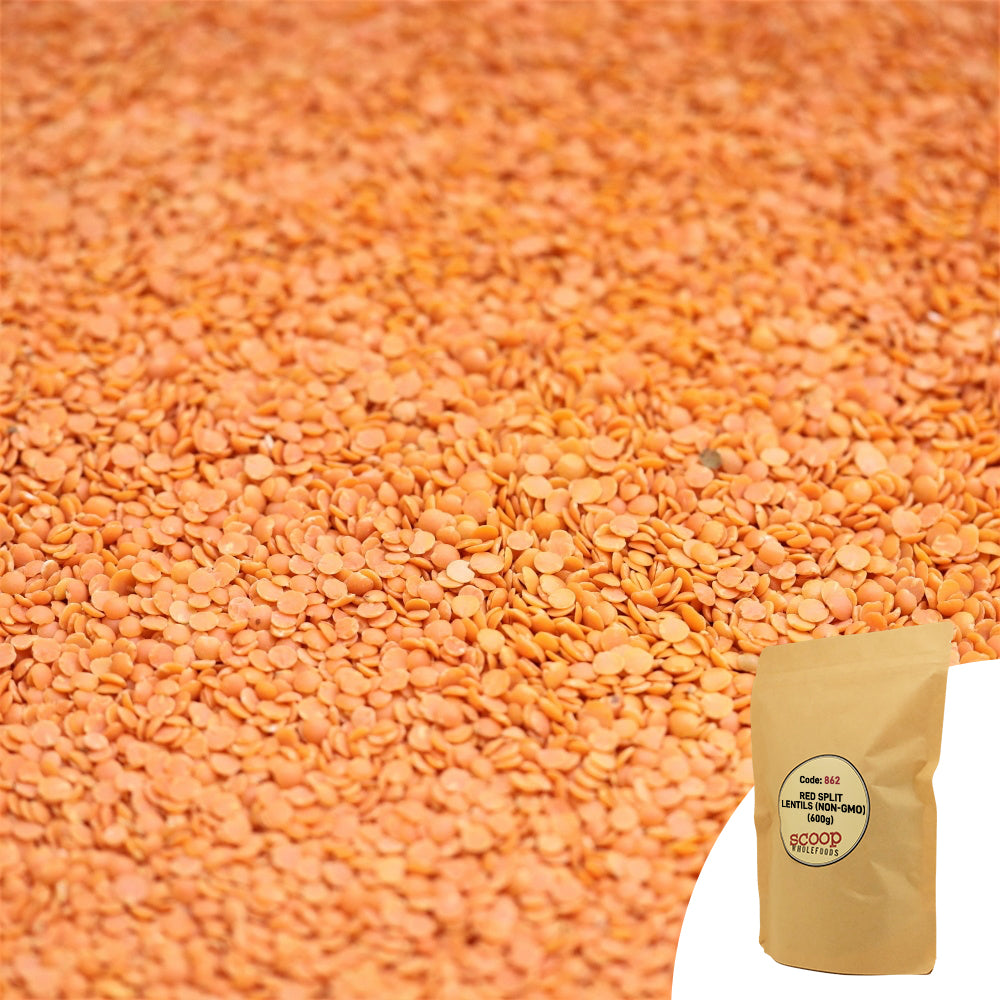 Split Red Lentils Pouch 600G Grains And Beans