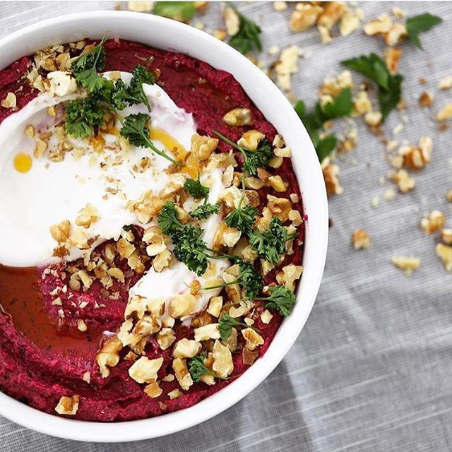 Beetroot & Fennel Hummus
