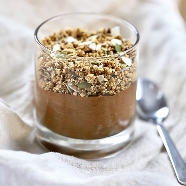 Chocolate & Peanut Butter Chia Mousse