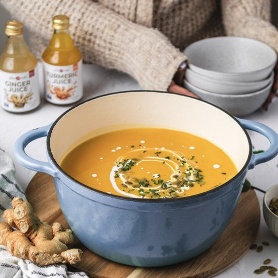 Creamy Turmeric-Ginger Butternut Soup