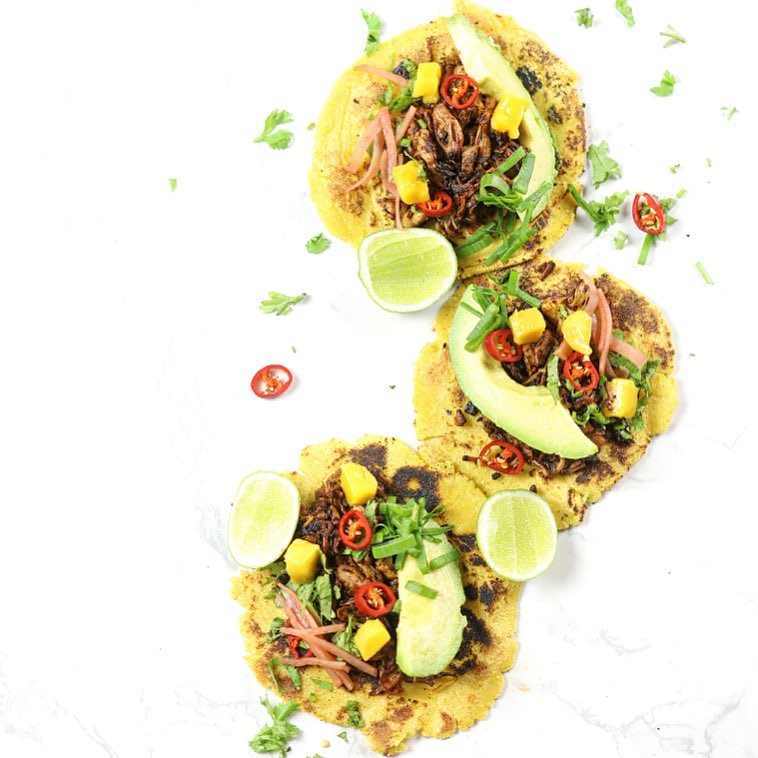 Crispy Jackfruit Tortillas