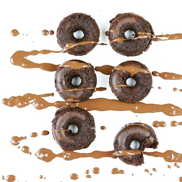 Flourless Chocolate Beetroot Doughnuts
