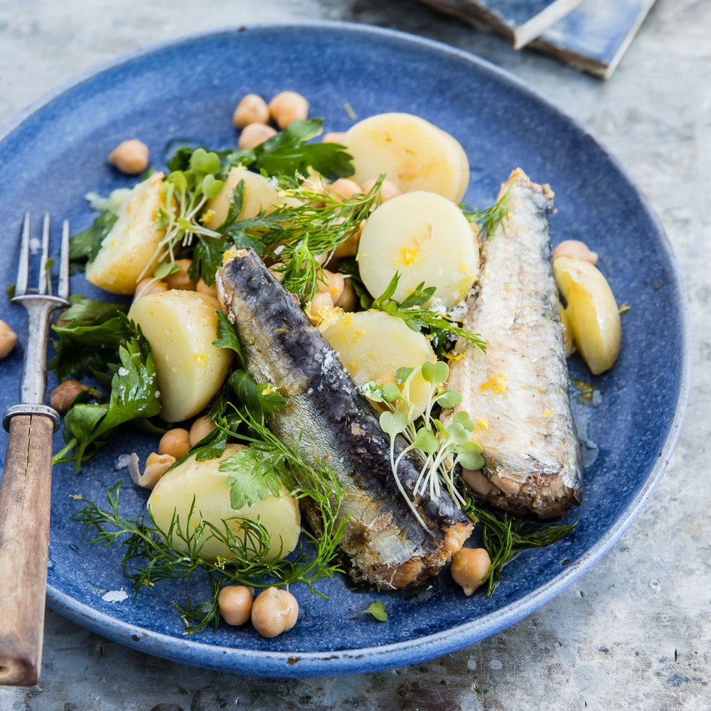 Spanish-Style Sardine Salad with Potatoes and Lemon