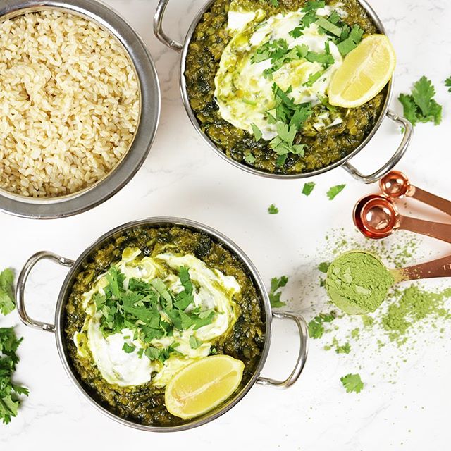 Spinach, Kale and Moringa Dahl