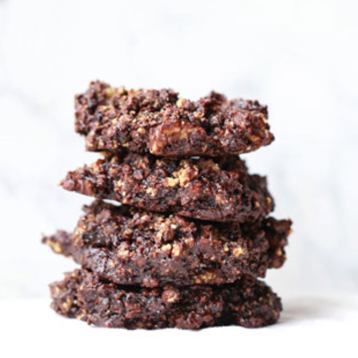 Super Fudgy Double Choc Peanut Butter Cookies