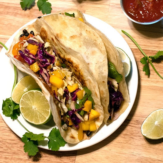 Vegan Ginger Slaw Tacos