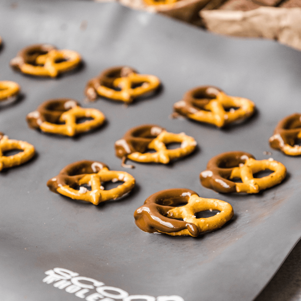 Chocolate Coated Pretzels