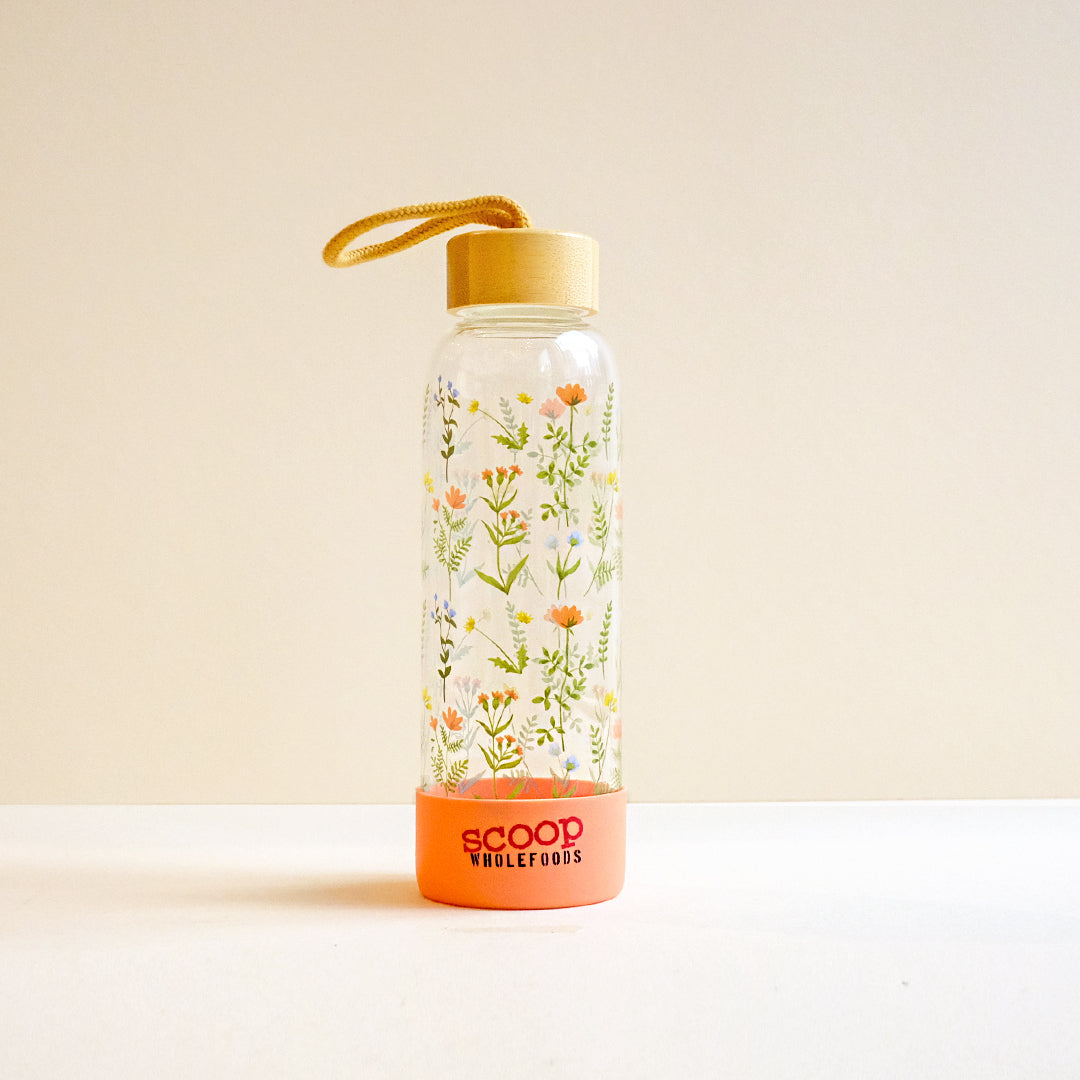 Scoop 520ML Orange Glass Bottle