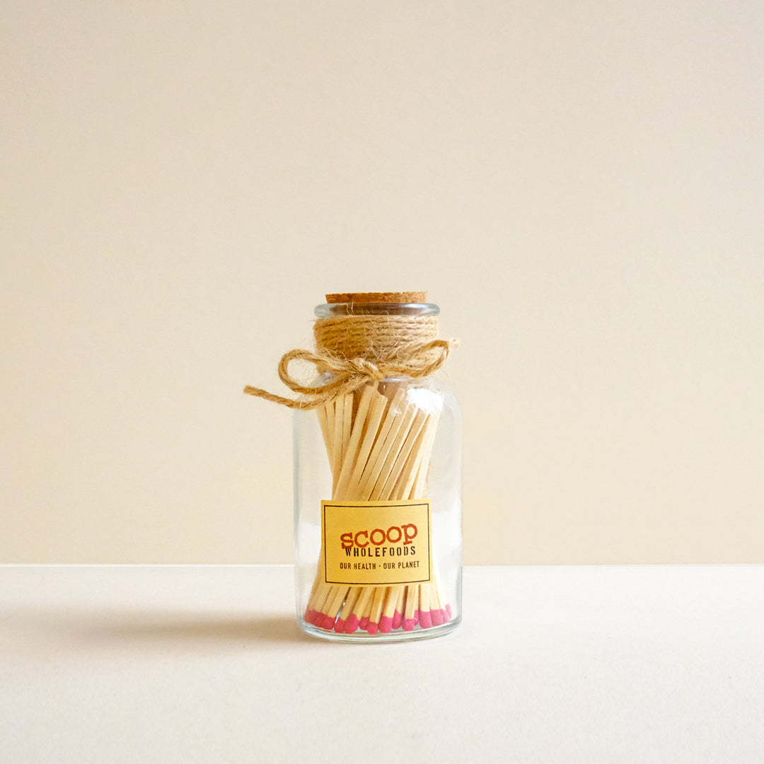 Matches Fuschia in Glass Bottle Home And Living