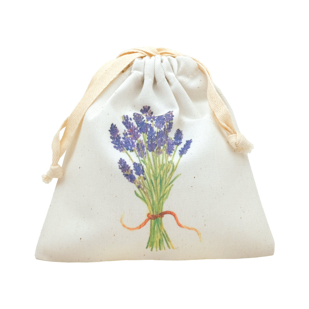 Drawstring Bag Lavender Bouq 2 Cute Bag Kitchen And Dining