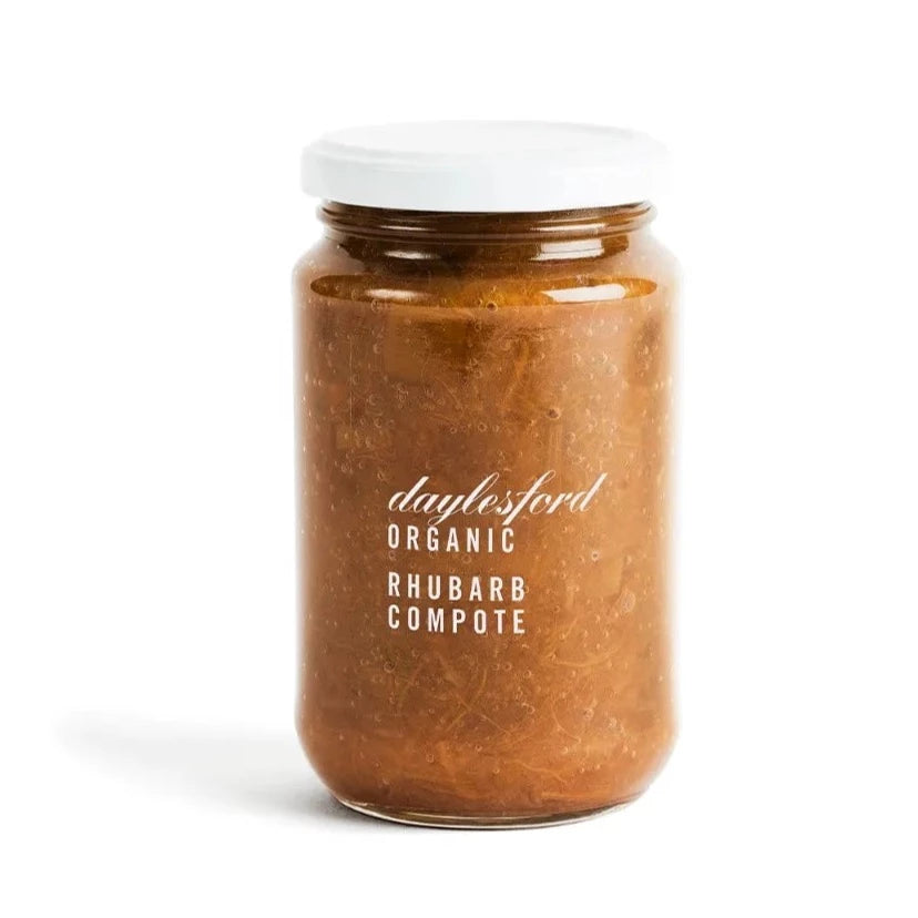 Daylesford Organic Rhubarb Compote 385G Jam And Spread