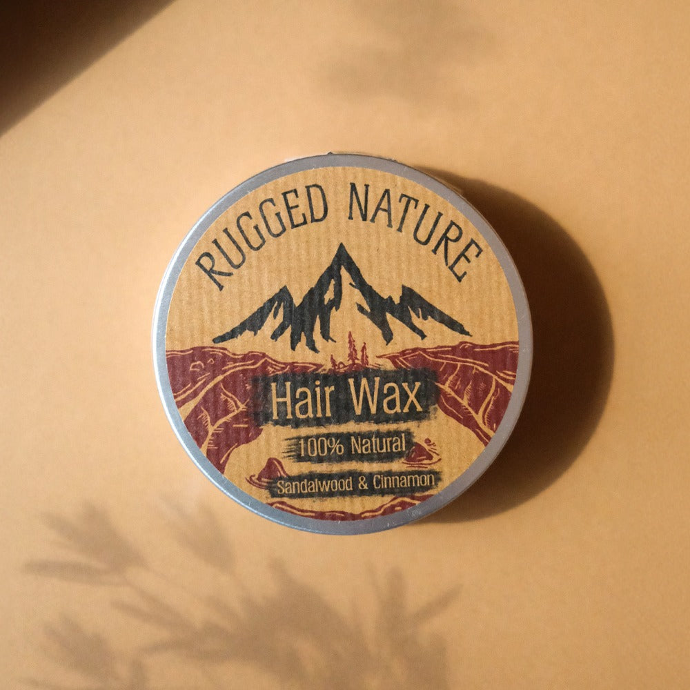Rugged Nature Sandalwood & Cinnamon Hair Wax 90G Beauty And Bath