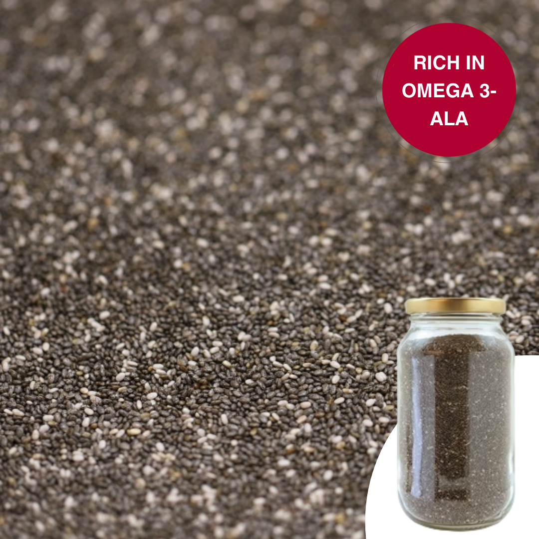 Organic Black Chia Seeds 352G Nuts And Seeds