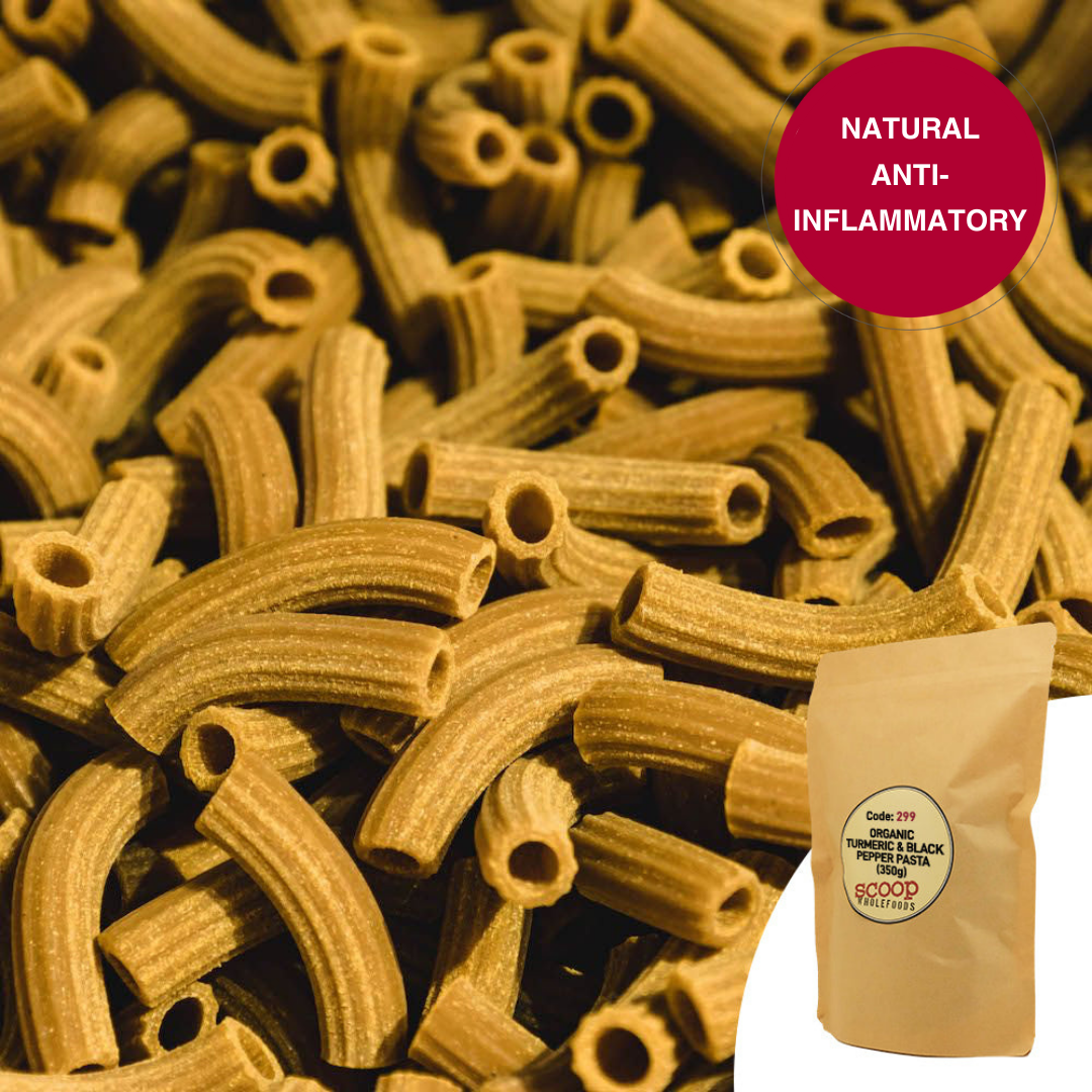 Organic Turmeric Black Pepper Pasta Pouch 350G Pasta And Noodles
