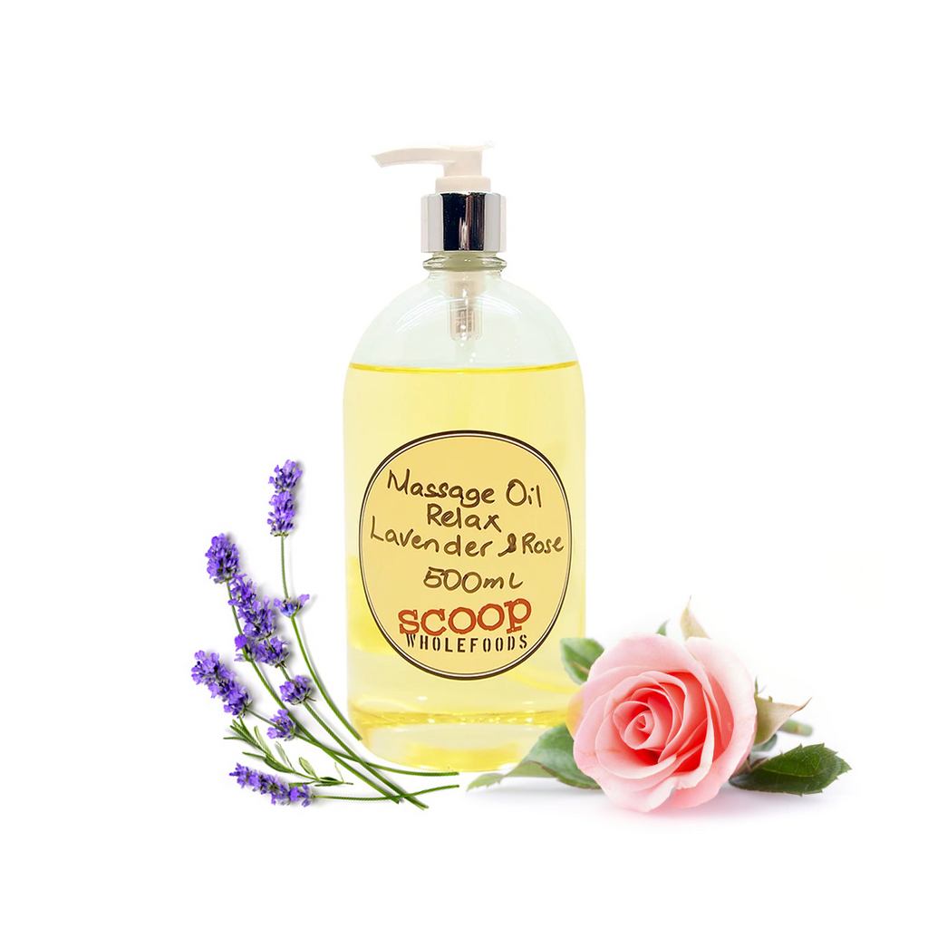 Relax Lavender & Rose Massage Oil 500ML