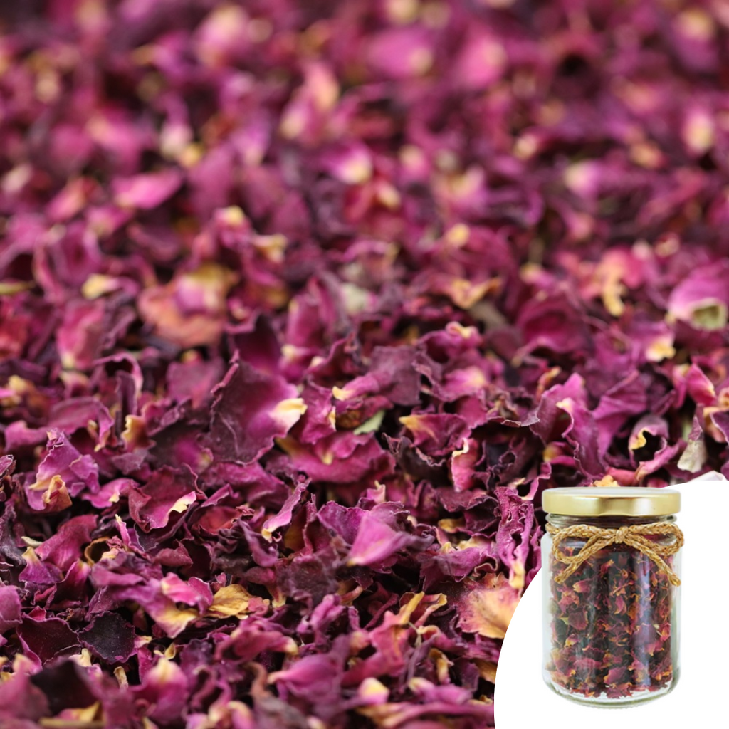 Organic Bulgarian Rose Flower Petal Tea - Edible, Culinary Grade, 50g Or 100g