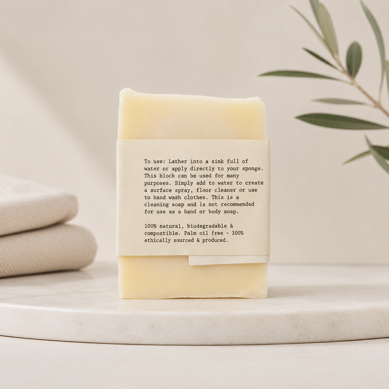Organic Multipurpose Household Cleaning Bar