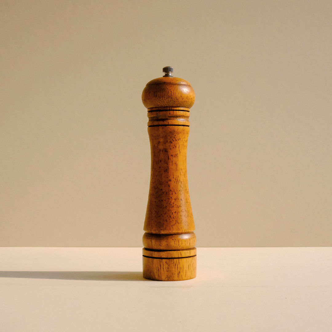 Acacia Wood Pepper Mill 8" Kitchen And Dining