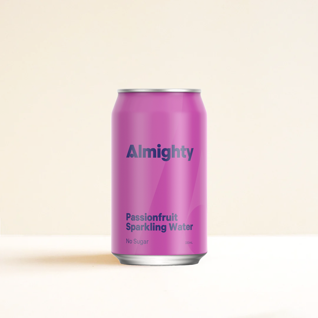 Almighty Sparkling Passionfruit 330Ml Drinks And Juices