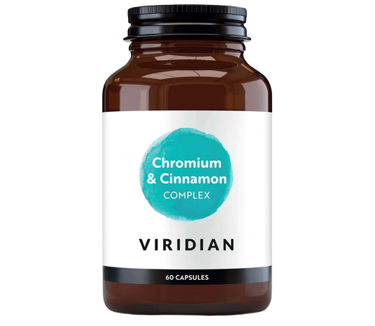 Viridian Chromium & Cinnamon Complex Vitamins And Supplements