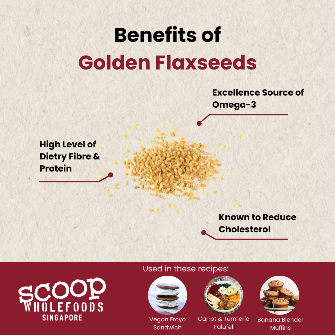 Organic Golden Flaxseeds 334G