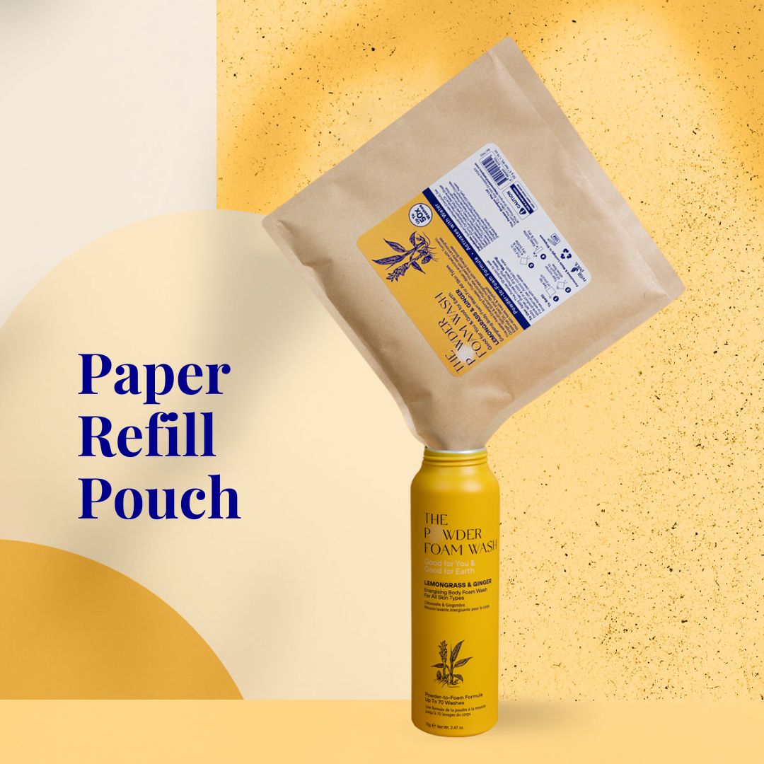 The Powder Shampoo Wash Energising (Lemongrass, Turmeric & Ginger)
