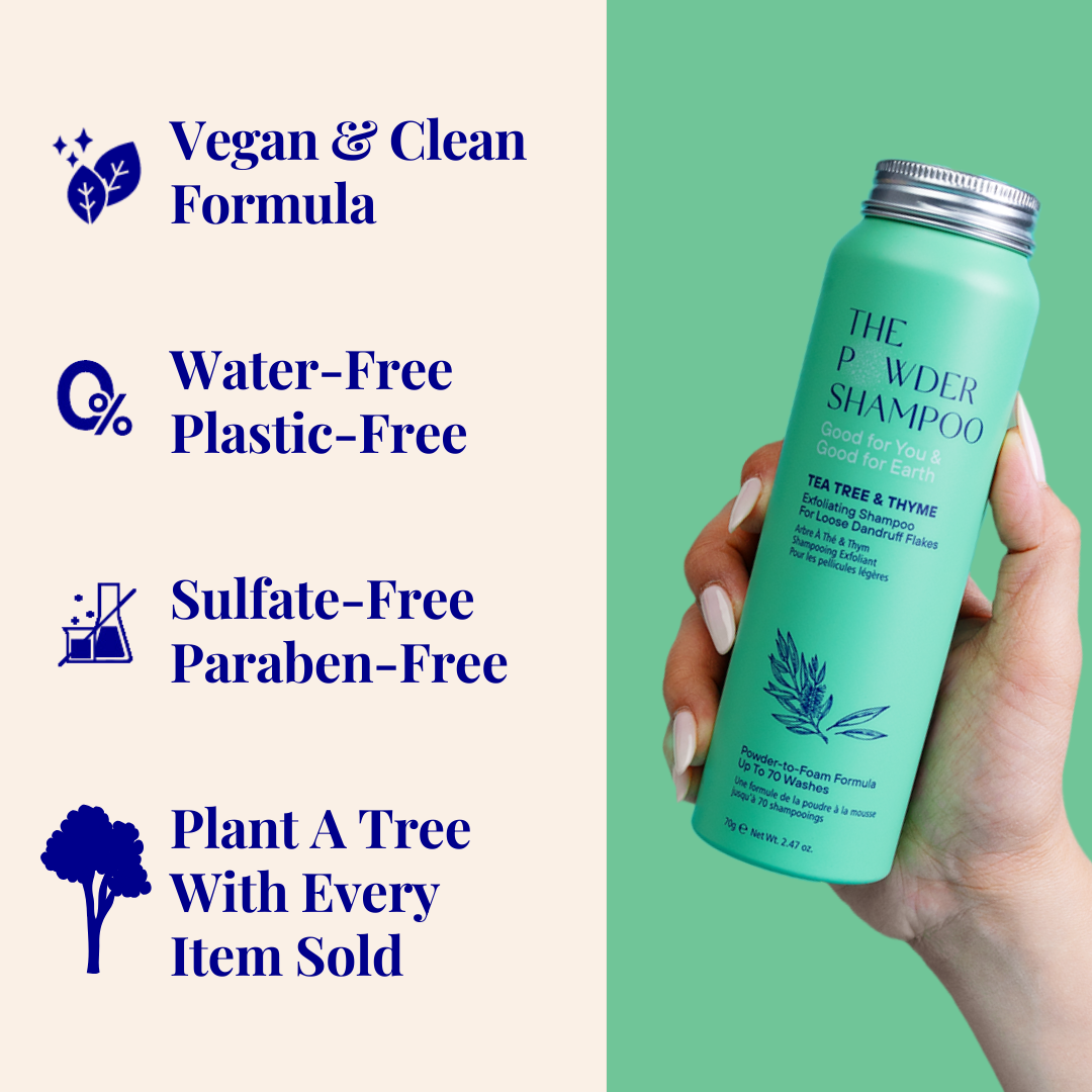 The Powder Shampoo Exfoliating & Balancing Shampoo (Thyme & Tea Tree) Beauty And Bath