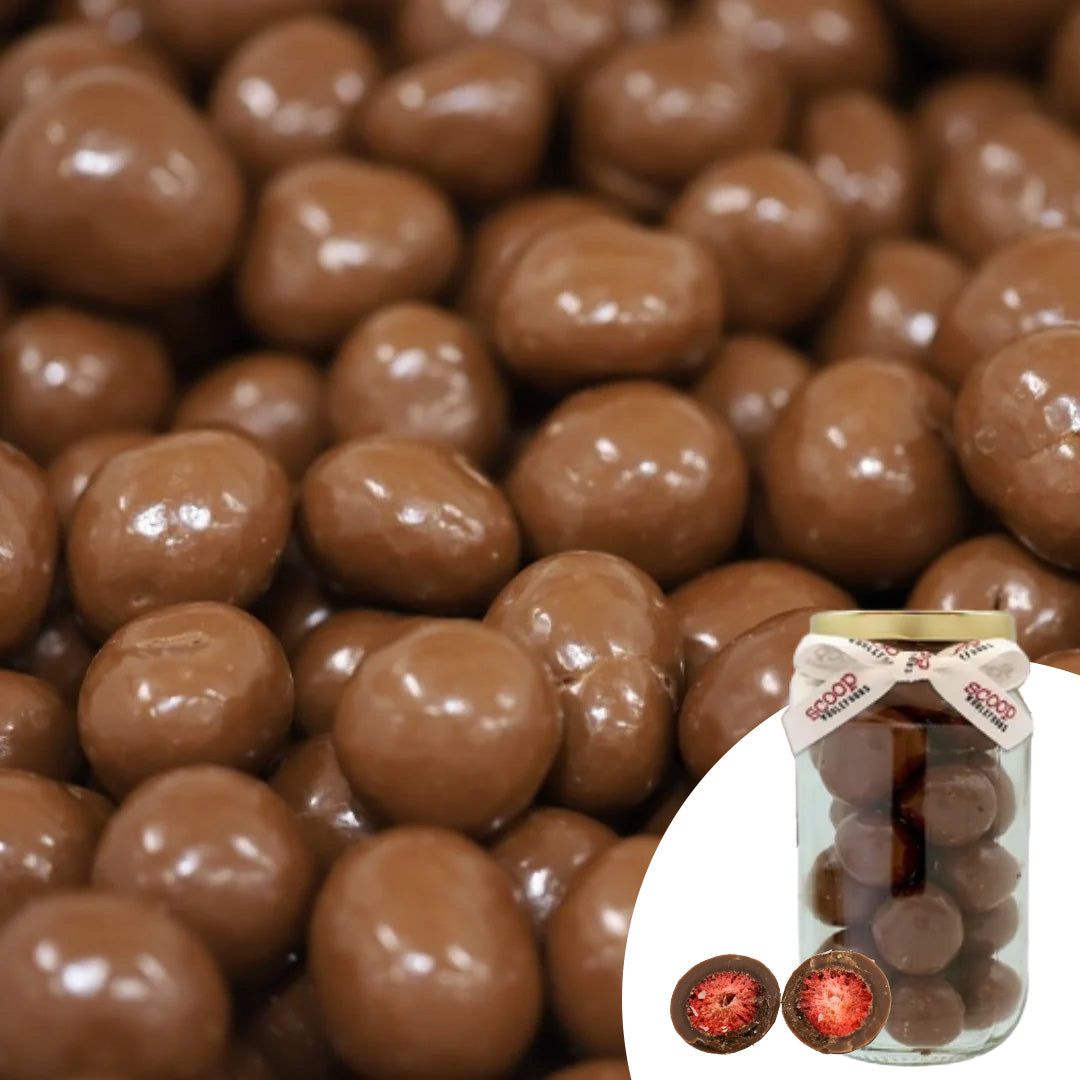 Strawberries Freeze Dried Milk Chocolate 250G Chocolate