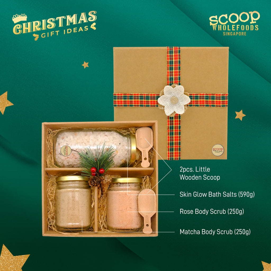 Christmas 2023 Bath Salt And Body Scrub Gift Set