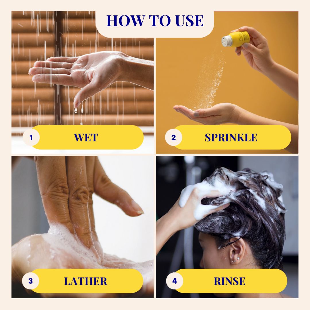 The Powder Shampoo Invigorating & Stimulating Shampoo (Thyme & Bergamot)