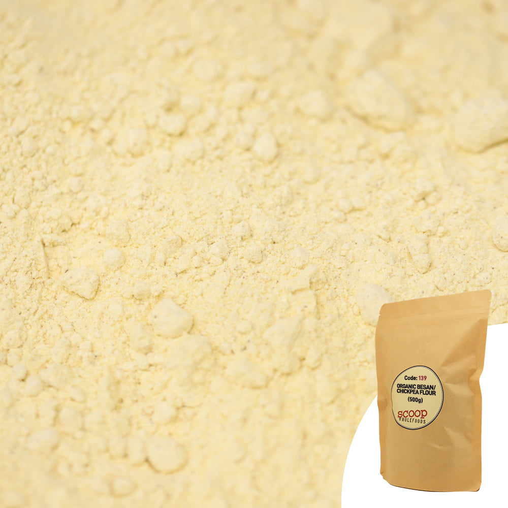 Organic Besan Flour Pouch 500G Grains And Beans