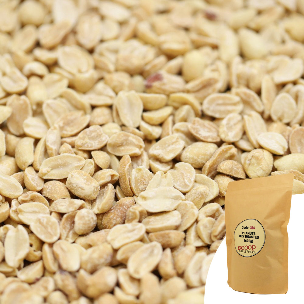 Dry Roasted Peanuts Pouch 600G
